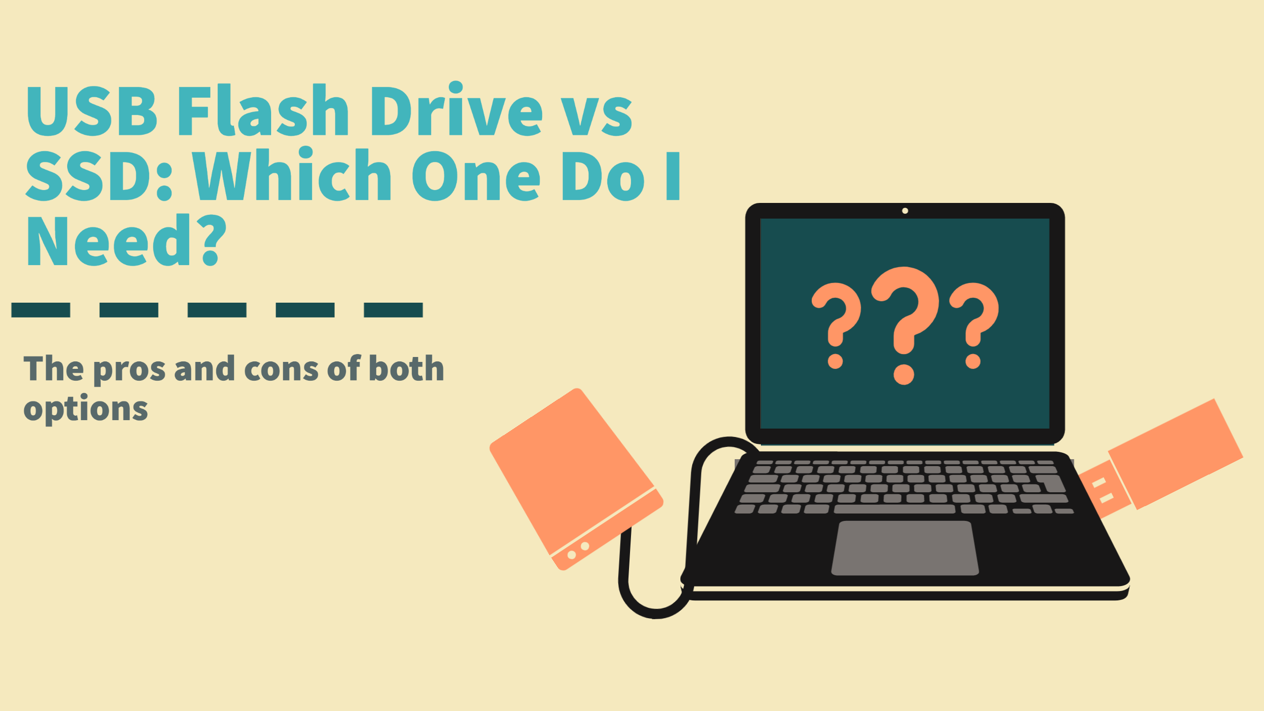 USB Flash Drive vs SSD: What are the differences?