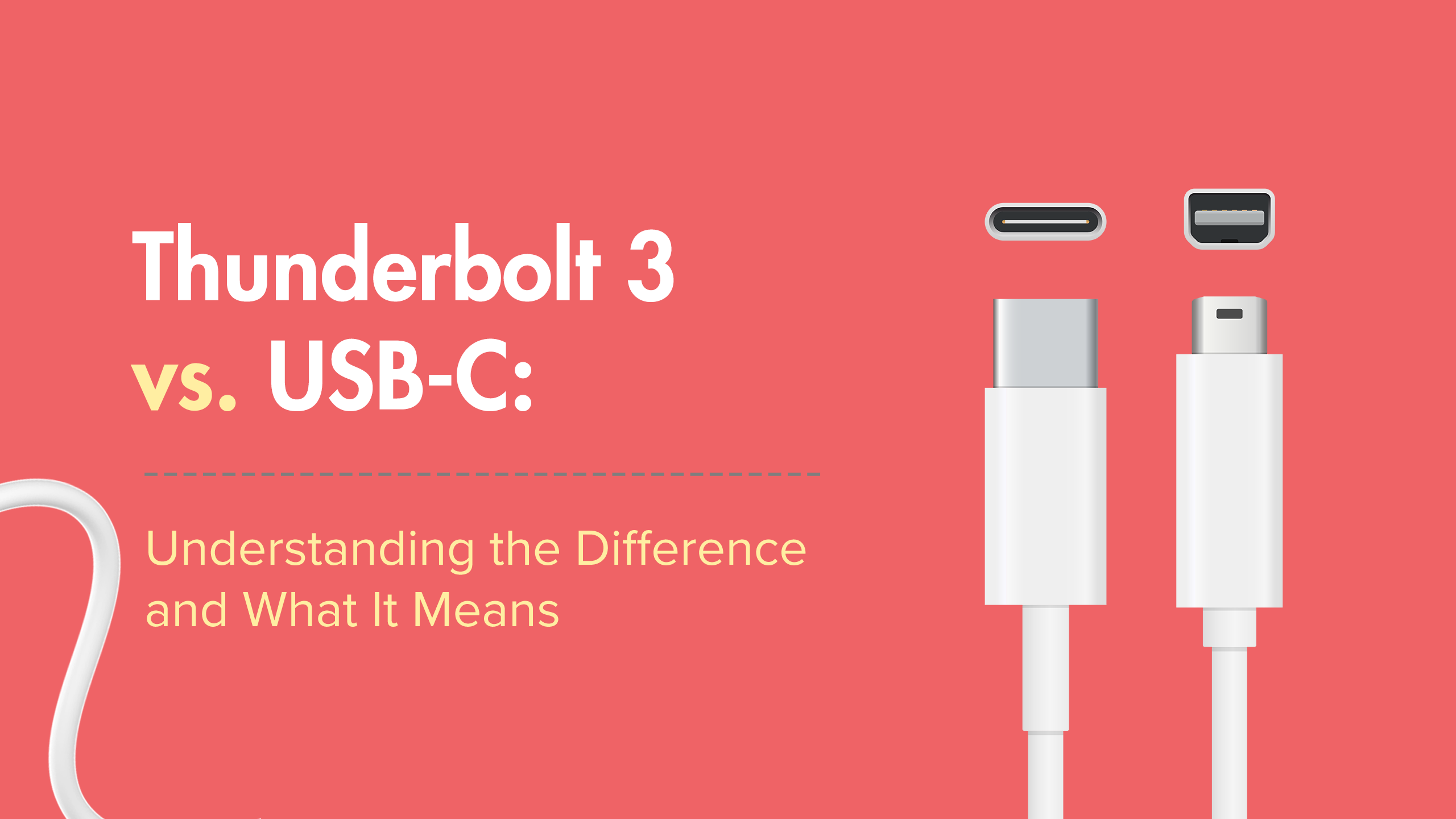 Compared: USB 3, USB 4, Thunderbolt 3, Thunderbolt 4, USB-C - what you need  to know