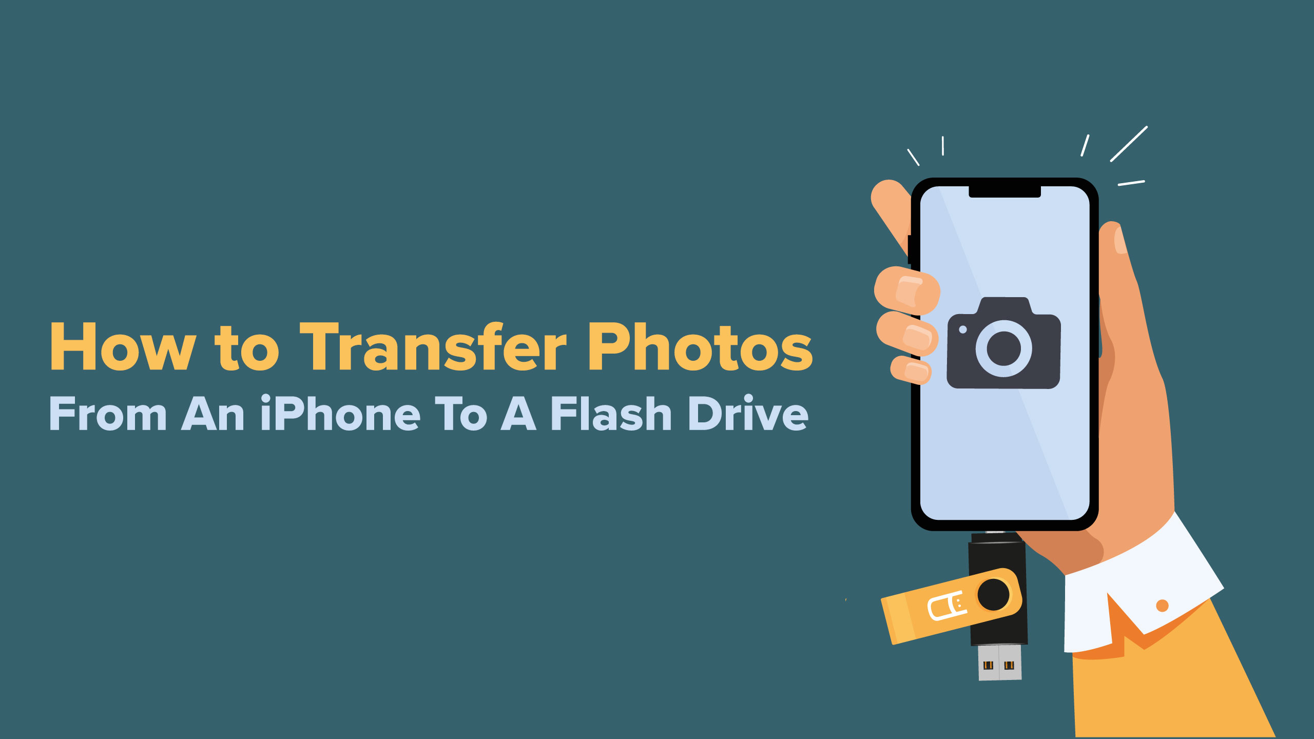Transfer Photos from iPhone to Memory Stick Without Computer
