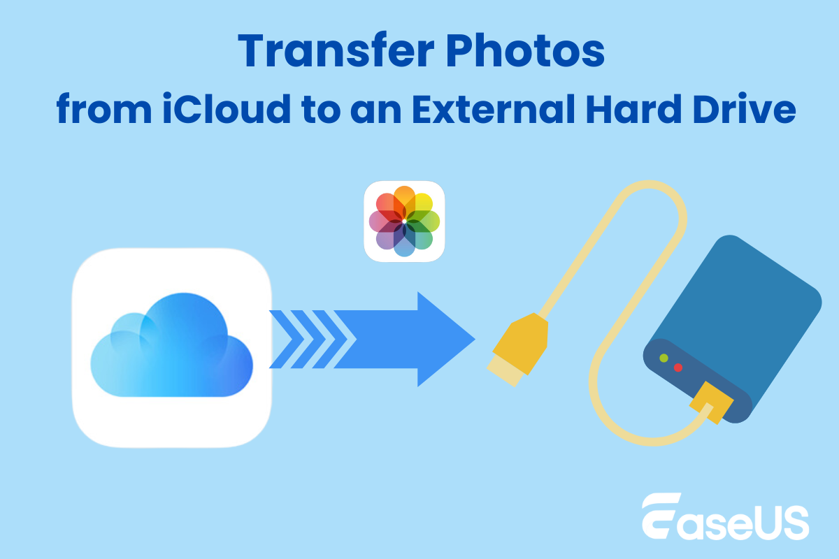 Transfer Photos from iCloud to an External Hard Drive