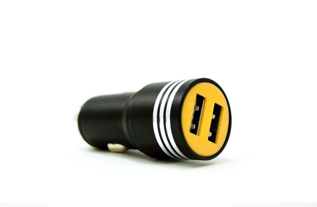 Black Car Usb Port Charger